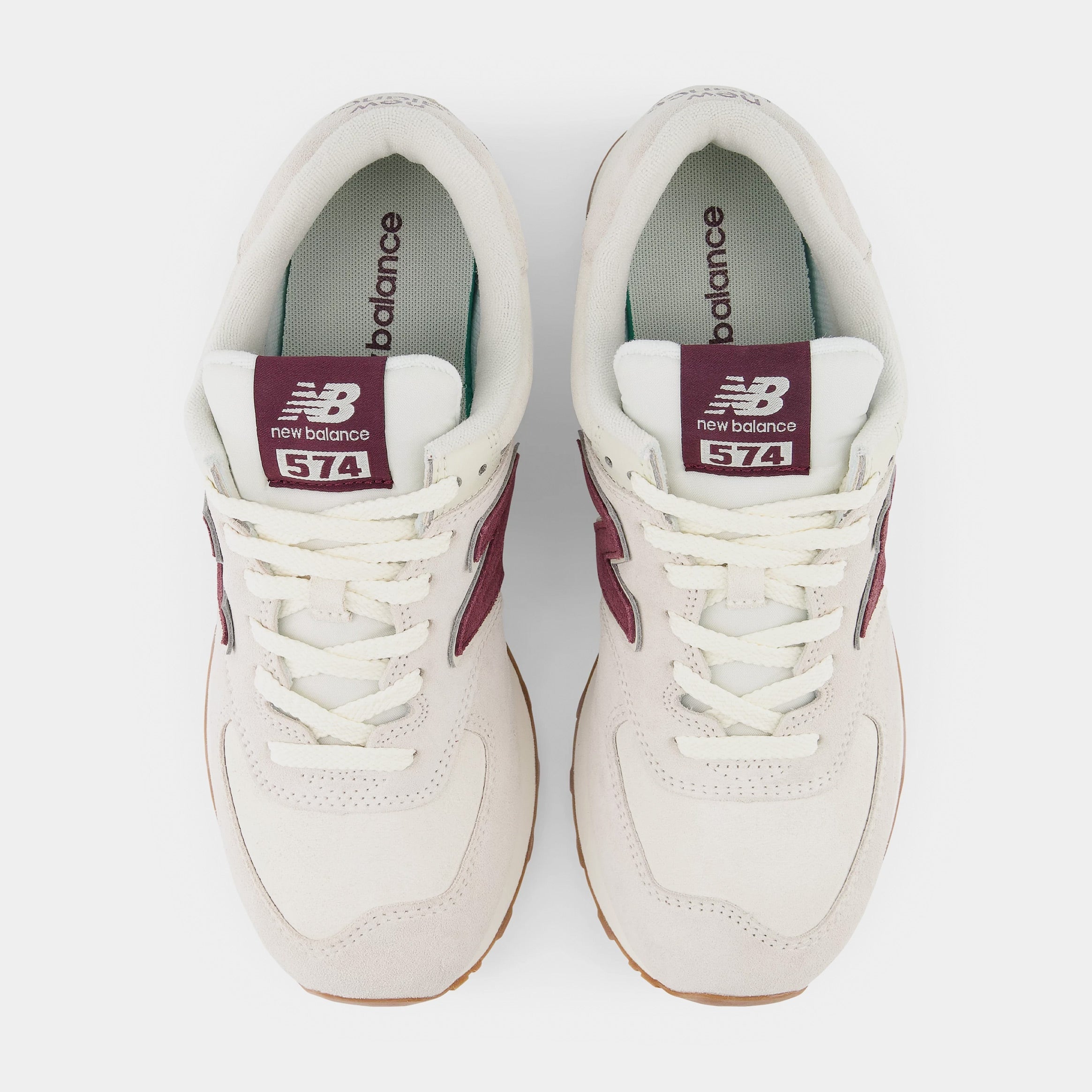574 Womens Running Shoes (Beige)