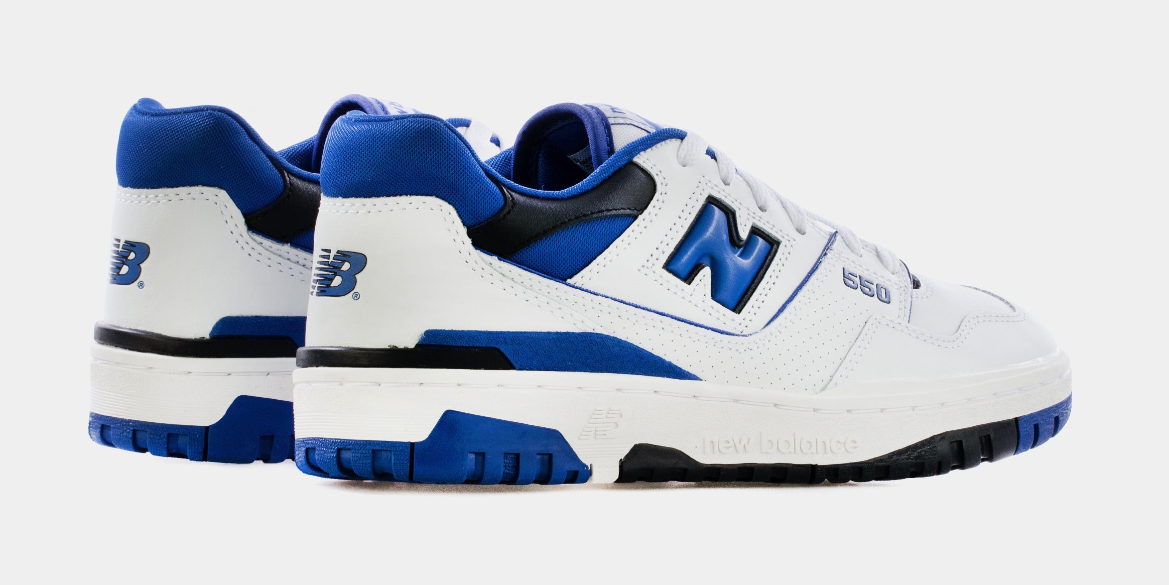 550 Mens Lifestyle Shoes (White/Blue) Free Shipping