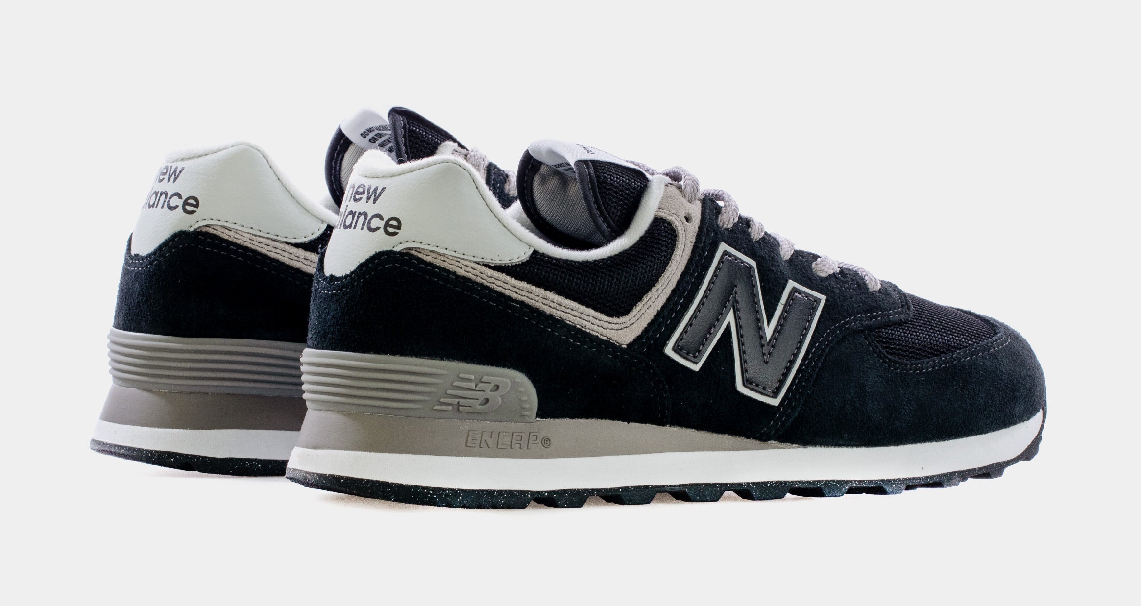 574 Core Mens Lifestyle Shoes (Black/Grey)