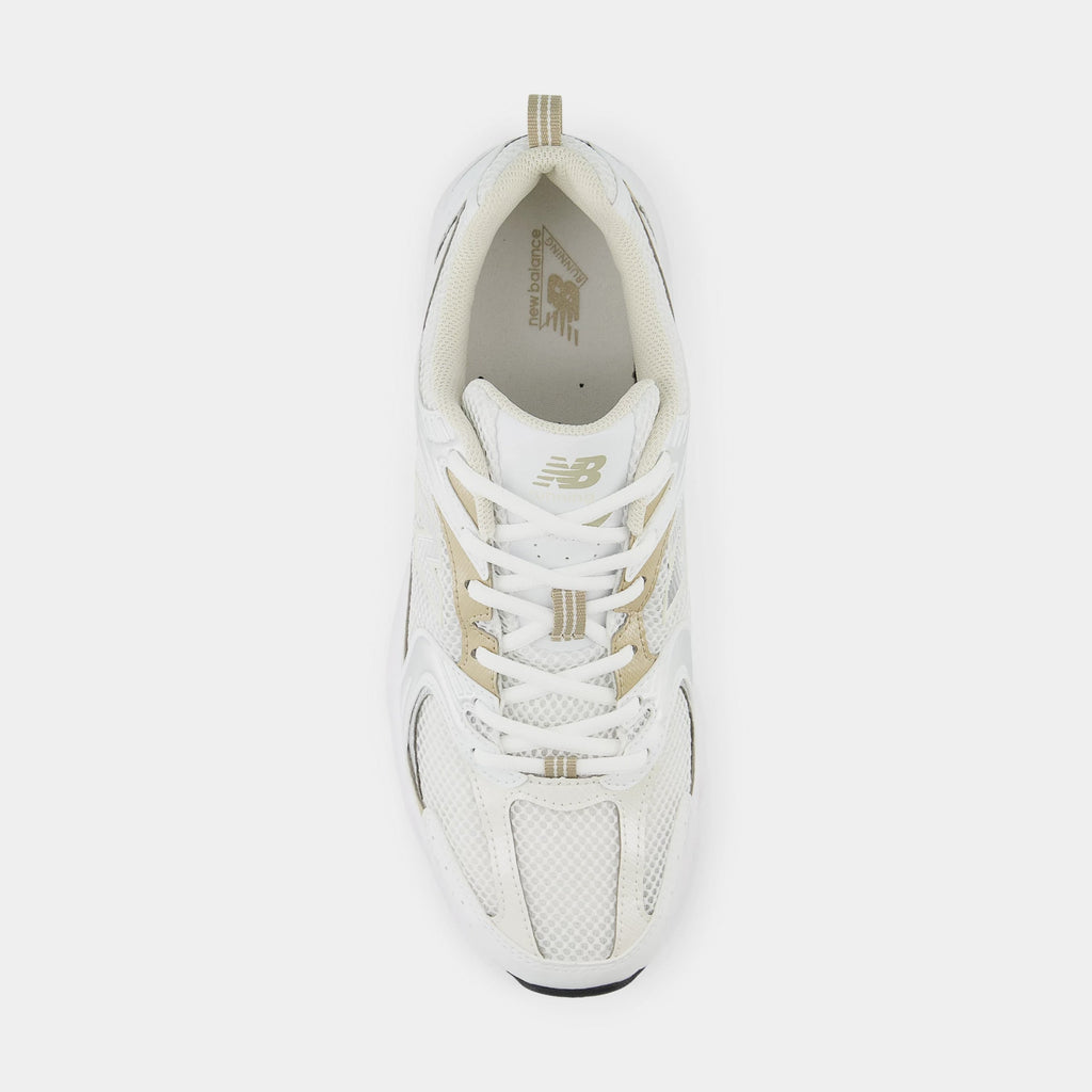 530 Mens Running Shoes (White/Beige)