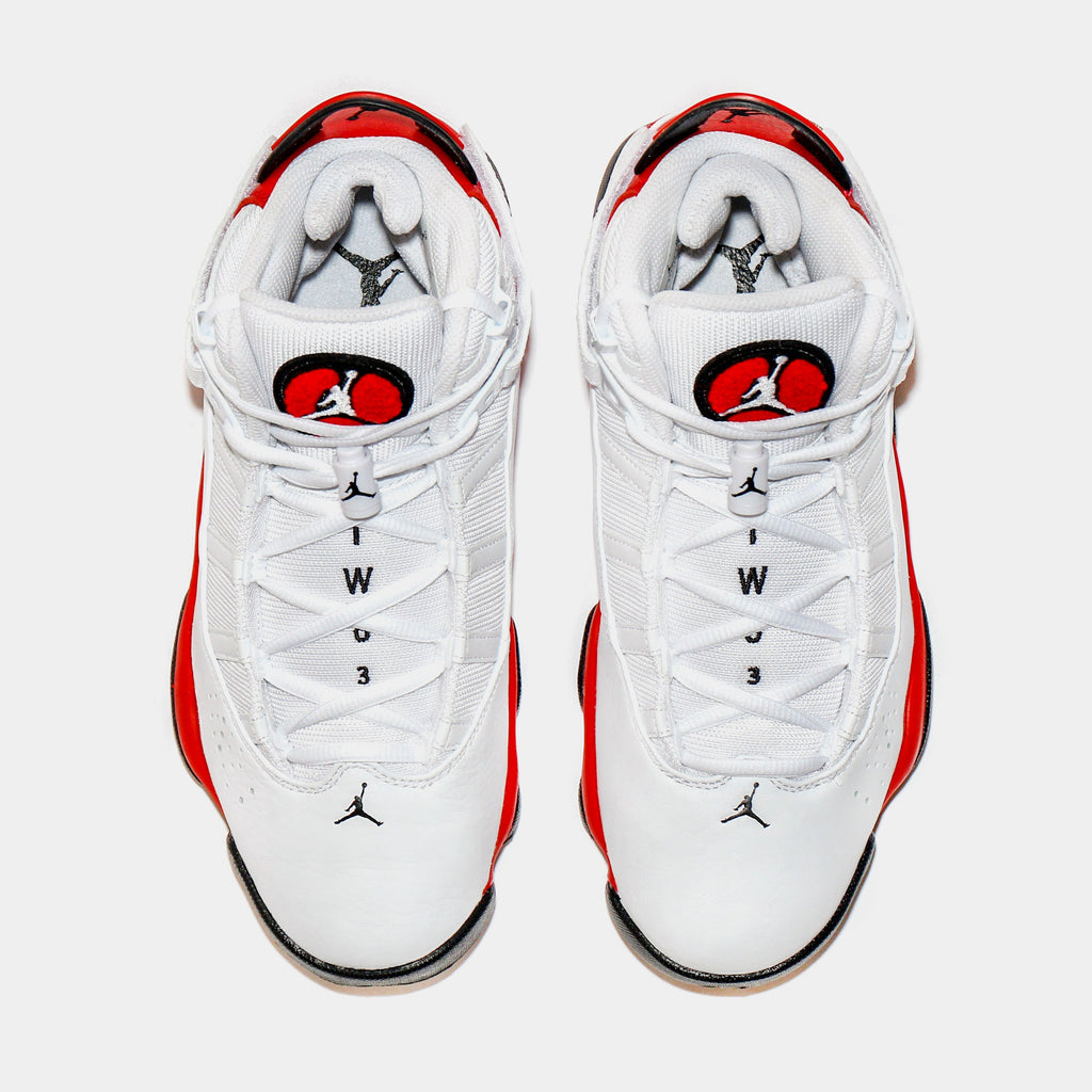 6 Rings Chicago Mens Basketball Shoes (White/Red)