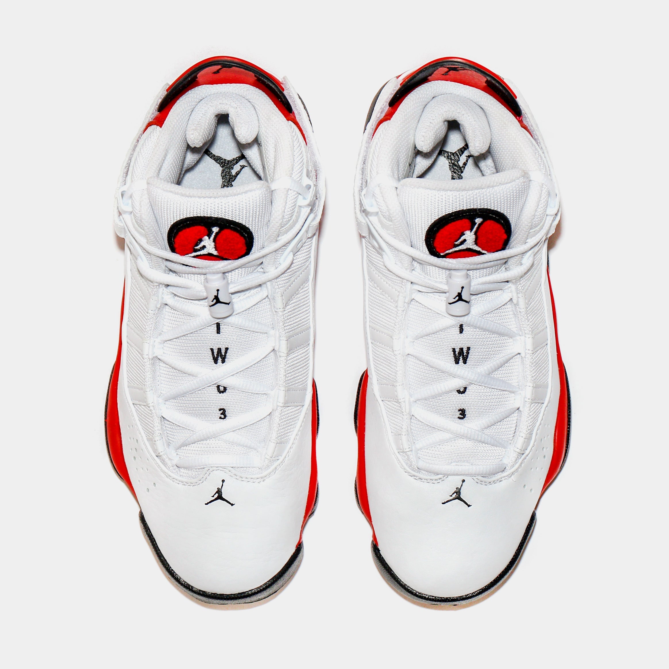 6 Rings Chicago Mens Basketball Shoes (White/Red)